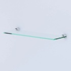 Prateleira Reta Em Vidro Kit 2 Peças Slim 520ls2 Grego Metal