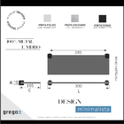 Prateleira Reta Em Vidro Kit 3 Peças Slim 520ls3 Grego Metal