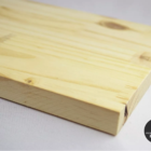 Prateleira Reta Painel Pinus 15mm 120x20 Com Suporte Invisível