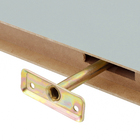 Prateleira Reta Suporte Invisível MDF Borda Reta 120x23,5cm Verde