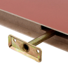 Prateleira Reta Suporte Invisível MDF Borda Reta 80x23,5cm Marrom