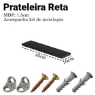 Prateleira Retangular Simples Decorativa Expositor Plantas Li