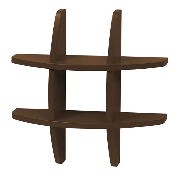 Prateleira Retrô Taylor - Tamanho Pequeno - Marrom Escuro - M