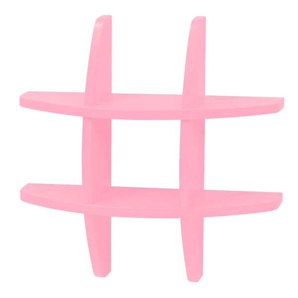 Prateleira Retrô Taylor - Tamanho Pequeno - Rosa Cristal - M1