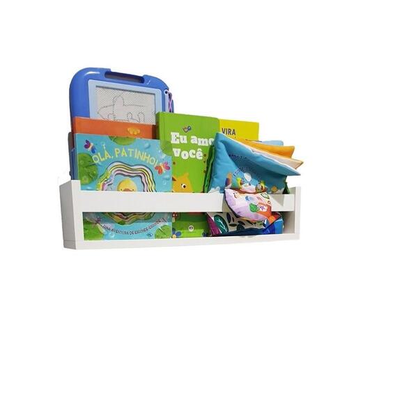 Prateleira Revisteiro Porta Livro Infantil 1 Peça