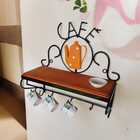 Prateleira Rústica Café Estilizada Bule Laranja