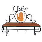 Prateleira Rústica Café Estilizada Bule Laranja