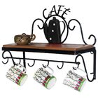 Prateleira Rústica Café Estilizada Bule Preto