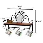 Prateleira Rústica Café Estilizada Bule Preto