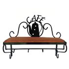 Prateleira Rústica Café Estilizada Bule Preto