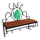 Prateleira Rústica Café Estilizada Bule Verde