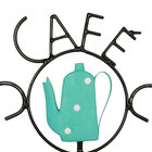 Prateleira Rústica Café Estilizada Bule Verde