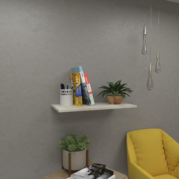 Prateleira sem Suporte 60x30x1,5cm Madeira Legno Crema Luciane