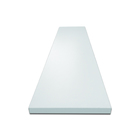 Prateleira Simples 100x20cm Em Mdf Com Suporte - Branco