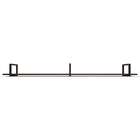 Prateleira Simples 180cm Iron Wood-mappin - Amendoa / Preto