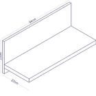 Prateleira Simples 54cm Em Mdf Pr001 Completa Móveis