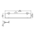 Prateleira Slim 600mm Perflex