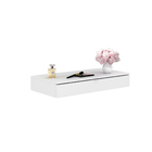 Prateleira Suporte Embutido 2 Gavetas Branca Tecno Mobili