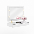 Prateleira Suporte Embutido 2 Gavetas Branca Tecno Mobili