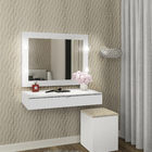 Prateleira Suporte Embutido 2 Gavetas Branca Tecno Mobili