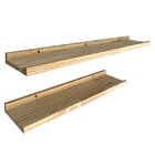 Prateleira Suporte Frontal Em Pinus