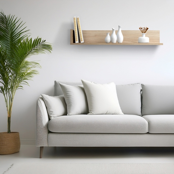 Prateleira Suporte Invisível Retangular 25x80cm Marau MDP Bemfixa