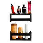 Prateleira Suporte Para Banheiro Lavabo Preta 2 Peça