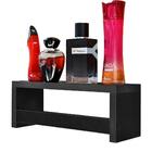 Prateleira Suporte Para Banheiro Lavabo Preta 2 Peça