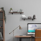 Prateleira Suporte Visível Retangular 20x40cm Mel MDP Bemfixa