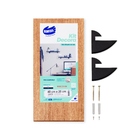 Prateleira Suporte Visível Retangular 20x40cm Mel MDP Bemfixa