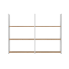 Prateleira Suspensa Suporte Visível MDP e Aço Carbono Teka Madri 90x120x24cm Industrial Brasforma