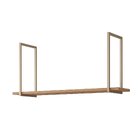 Prateleira Suspensa De Teto Para Cozinha Freijó