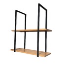 Prateleira Suspensa Estilo Industrial Nicho Cozinha Aurora -