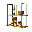 Prateleira Suspensa Estilo Industrial Nicho Cozinha Aurora -