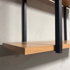 Prateleira Suspensa Estilo Industrial Nicho Cozinha Aurora -