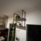 Prateleira Suspensa Estilo Industrial Nicho Cozinha Aurora -