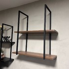 Prateleira Suspensa Estilo Industrial Nicho Cozinha Aurora -