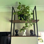 Prateleira Suspensa Estilo Industrial Nicho Cozinha Aurora -