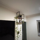 Prateleira Suspensa Estilo Industrial Nicho Cozinha Aurora -