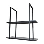 Prateleira Suspensa Estilo Industrial Nicho Cozinha Aurora -