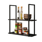 Prateleira Suspensa Estilo Industrial Nicho Cozinha Aurora -