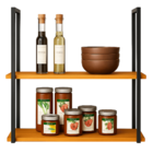 Prateleira Suspensa Estilo Industrial Nicho Cozinha Aurora Ca