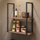 Prateleira Suspensa Estilo Industrial Nicho Cozinha Aurora De