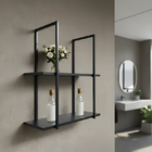 Prateleira Suspensa Estilo Industrial Nicho Cozinha Aurora Pr