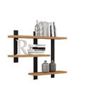 Prateleira Suspensa Freijó Preto Pradel