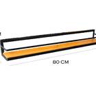 Prateleira Suspensa Multiuso Ferro E Madeira 80 Cm Decoração