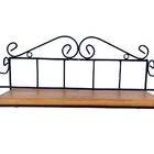 Prateleira Suspensa Multiuso Ferro Madeira 50 Cm Promoção