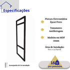 Prateleira Suspensa Teto Parede Decorativa Estilo Modelo Indu