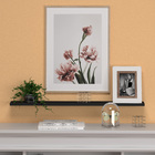 Prateleira Suspensa Unitária Nicho Mdf Tamanho 80cm X 10cm Br