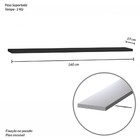 Prateleira Suspensa Uno Line P/decoração De Ambientes Sala De